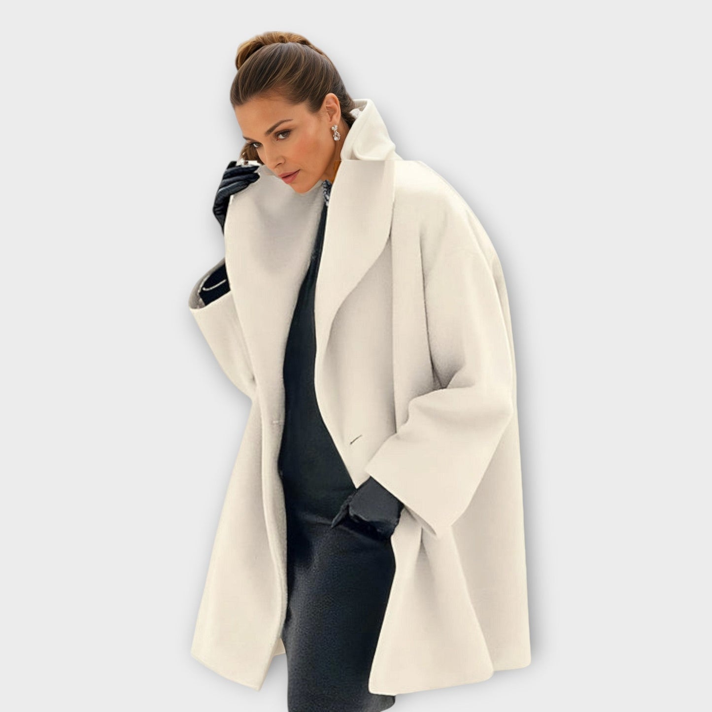 Lucia™ | Stylowy płaszcz wełniany premium