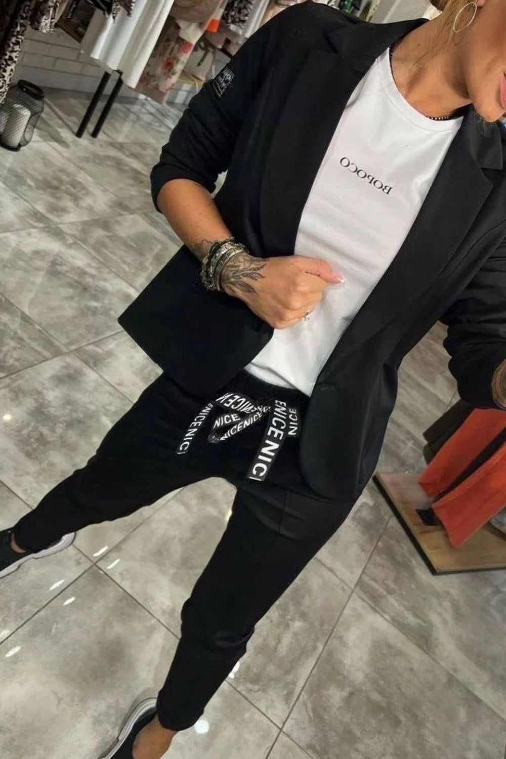 Irenka™ | Kobiecy Zestaw Dwuczęściowy w Nowoczesnym Stylu