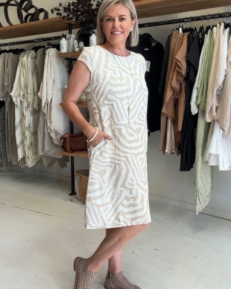 Taylor | Letnia sukienka z nadrukiem