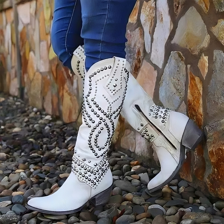 Bogdana | Klasyczne wygodne buty w stylu western