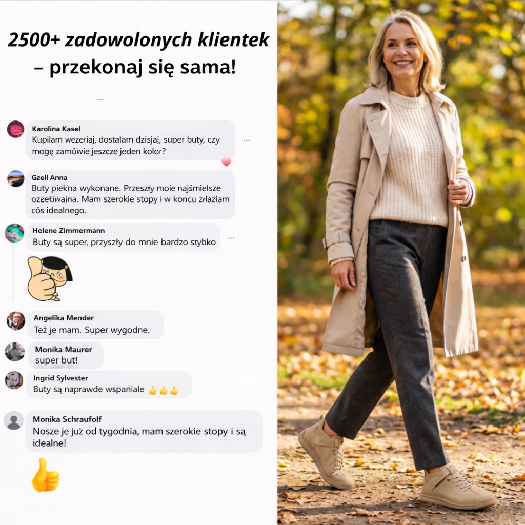 Mia™ – Komfortowe i Bezbolesne Sneakersy Ortopedyczne