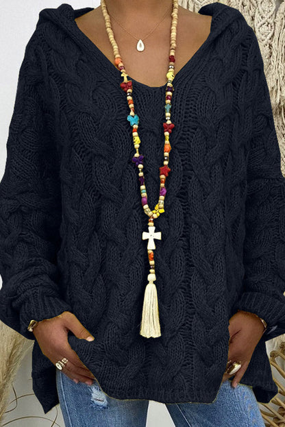 Lena™ – Ciepły, miękki sweter z kapturem na chłodne dn