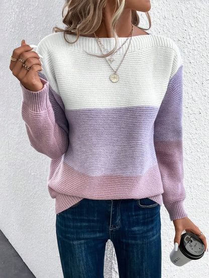 Mia – Sweter z Efektem Ombre