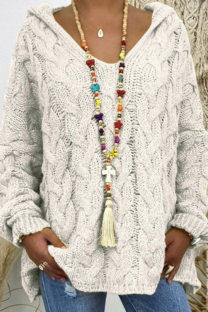 Lena™ – Ciepły, miękki sweter z kapturem na chłodne dn