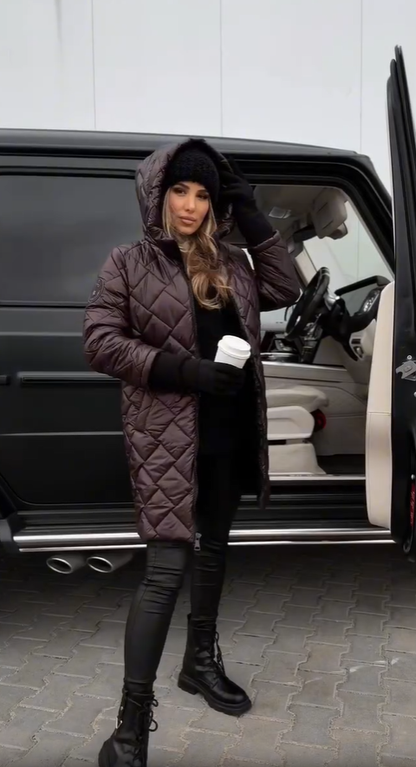 Veloria™ – Stylowa Pikowana Kurtka Puchowa na Najchłodniejsze Dni