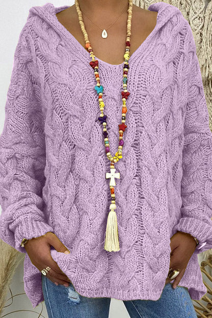 Lena™ – Ciepły, miękki sweter z kapturem na chłodne dn