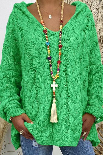 Lena™ – Ciepły, miękki sweter z kapturem na chłodne dn