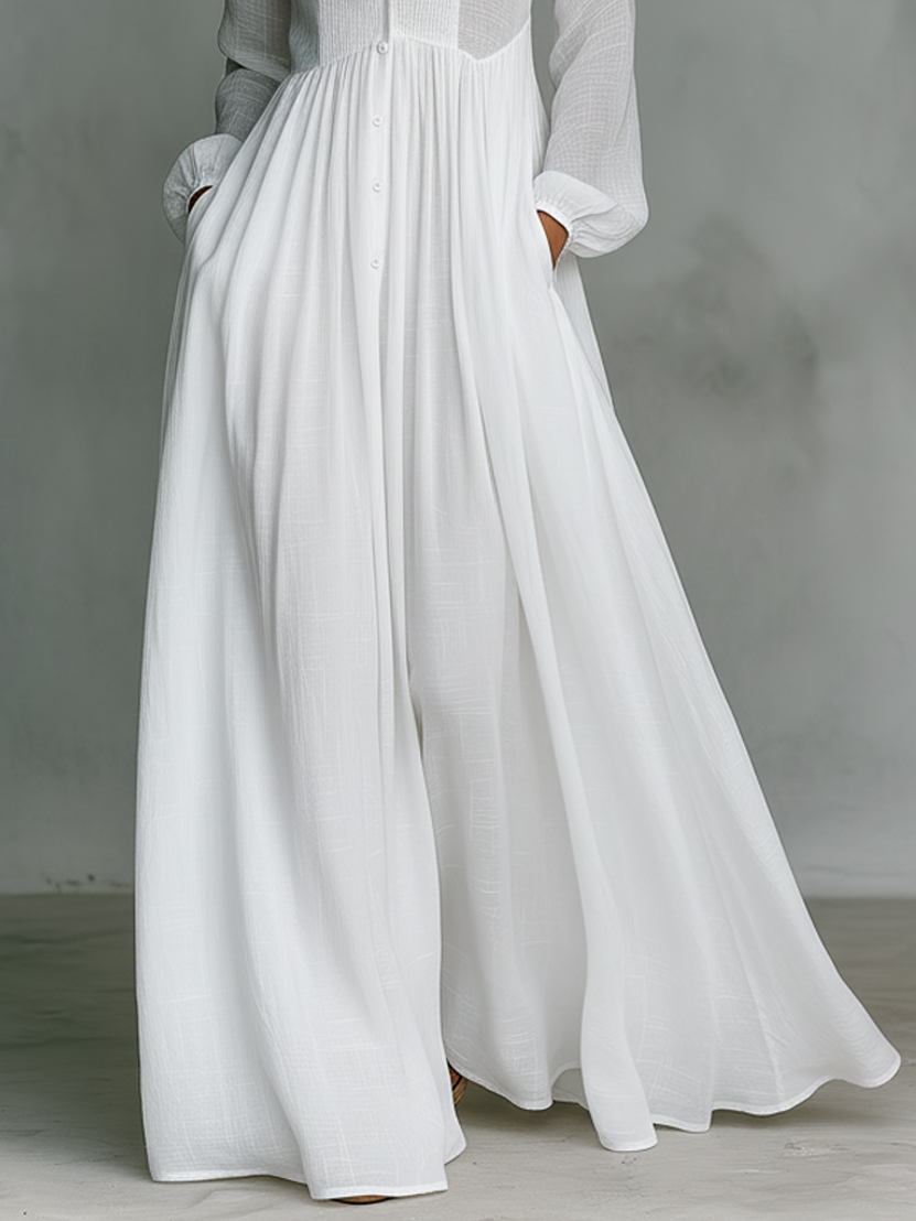 Phaelina™ | Elegancka Sukienka Maxi w Minimalistycznym Stylu