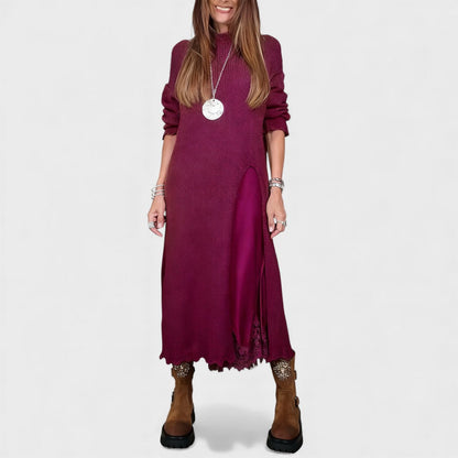 Władymiła | Elegancki dwuczęściowy komplet dzianinowy