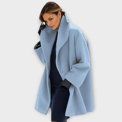 Lucia™ | Stylowy płaszcz wełniany premium