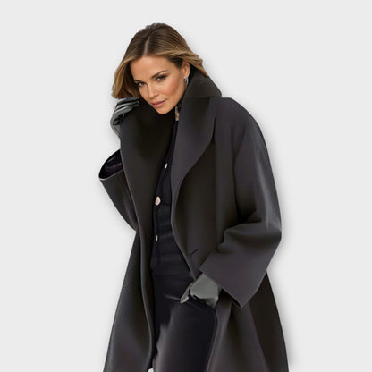 Lucia™ | Stylowy płaszcz wełniany premium