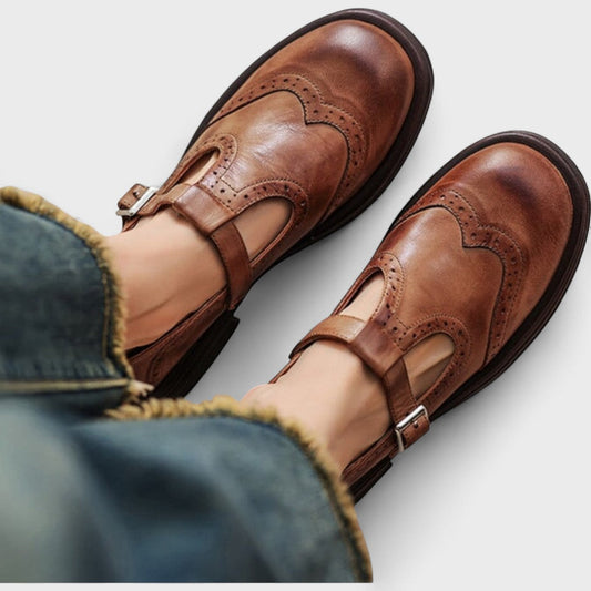 Sylwana | Ortopedyczne damskie buty skórzane