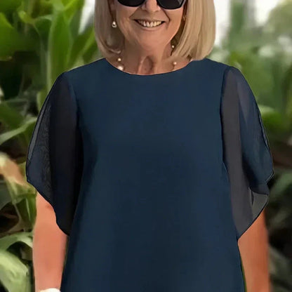 Liora™ – Elegancki Komplet z Szerokimi Spodniami Palazzo